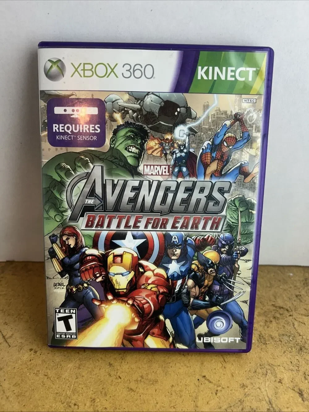 Marvel Avengers Battle for Earth Xbox 360 Kinect Game Ubisoft